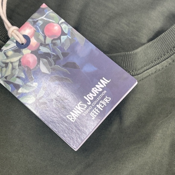 BRAND NEW Banks Journal Jeff Peters Uniform Faded Tee Agave Men's XL Cotton - Picture 6 of 9